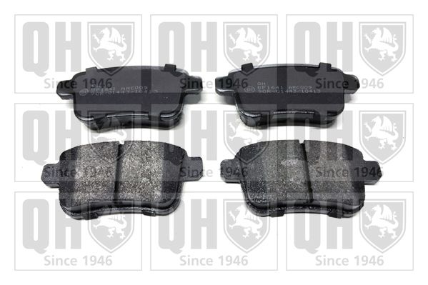 QUINTON HAZELL Комплект тормозных колодок, дисковый тормоз BP1641